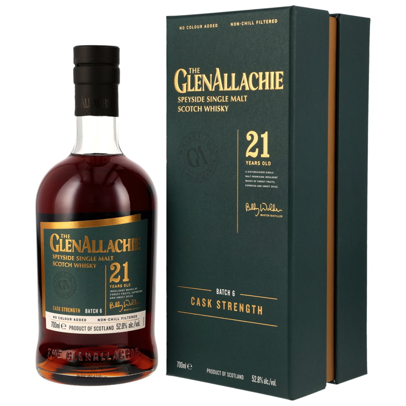 GlenAllachie 21 year old Batch 6 Cask Strength