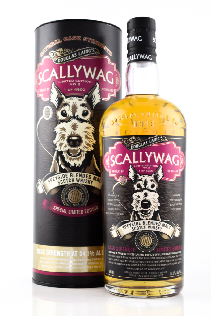 Scallywag Cask Strength Limited Edition No. 2 Speyside Malt Blended Douglas Laing 54.1% vol. 0,7l Scallywag Cask Strength Limited Edition No. 2 Speyside Malt Blended Douglas Laing 54.1% vol. 0,7l