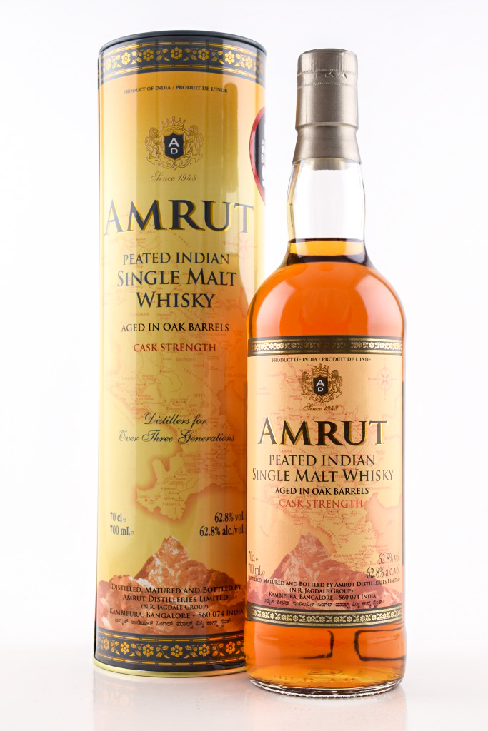 Amrut Peated Cask Strength 62,8%vol. 0,7l