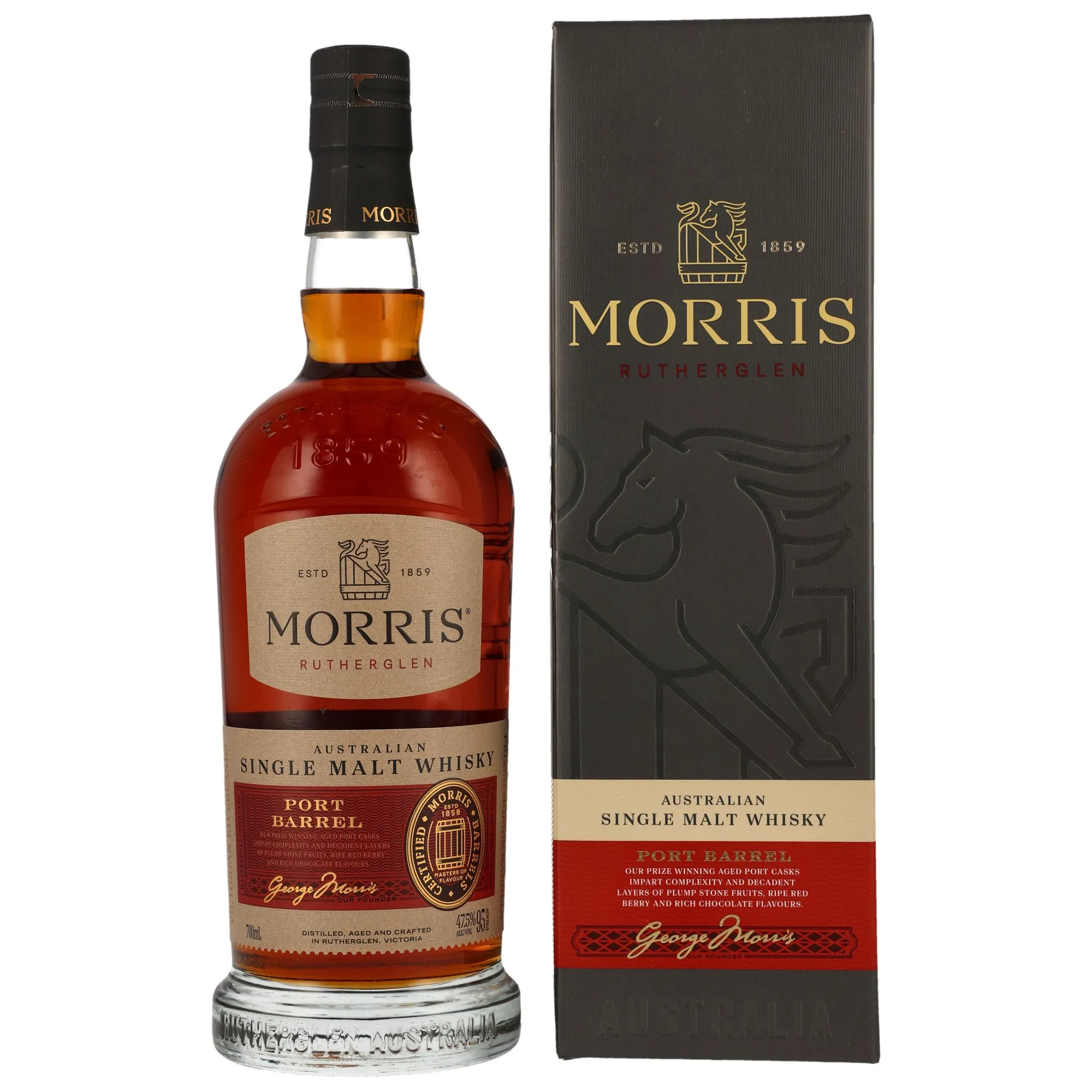 Morris Australian Single Malt Whisky - Port Barrel, Port Cask, 47.5%
