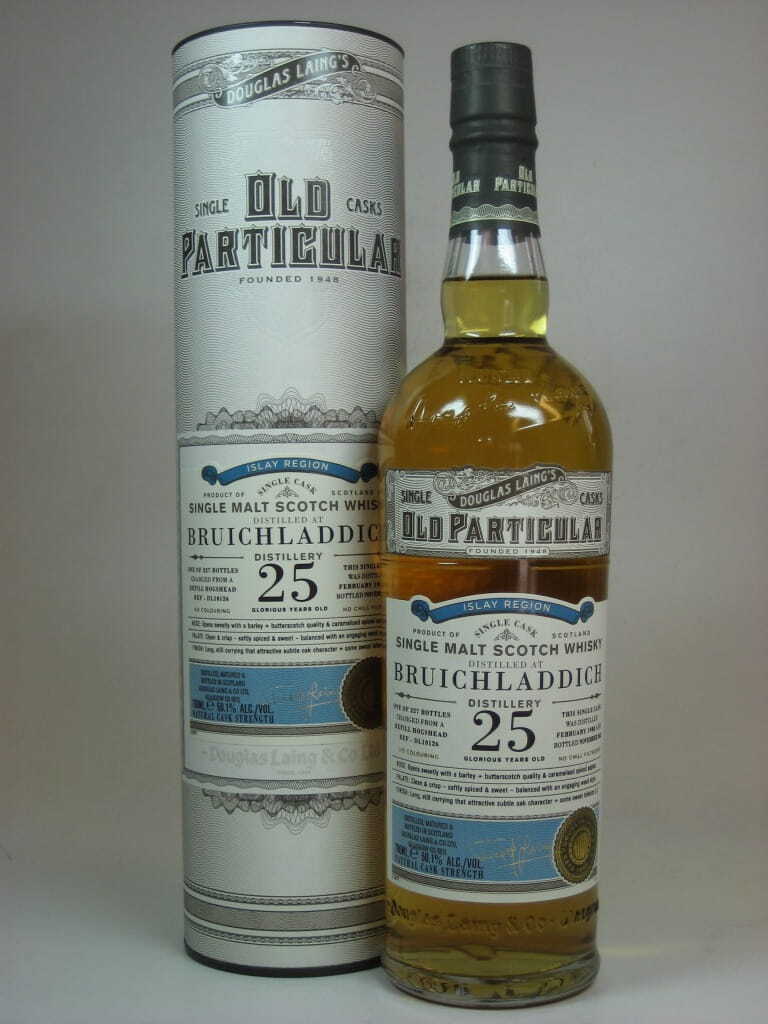 Bruichladdich 25 Jahre Refill Hogshead 1988/2013 Douglas Laing "Old Particular" 50,1%vol. 0,7l