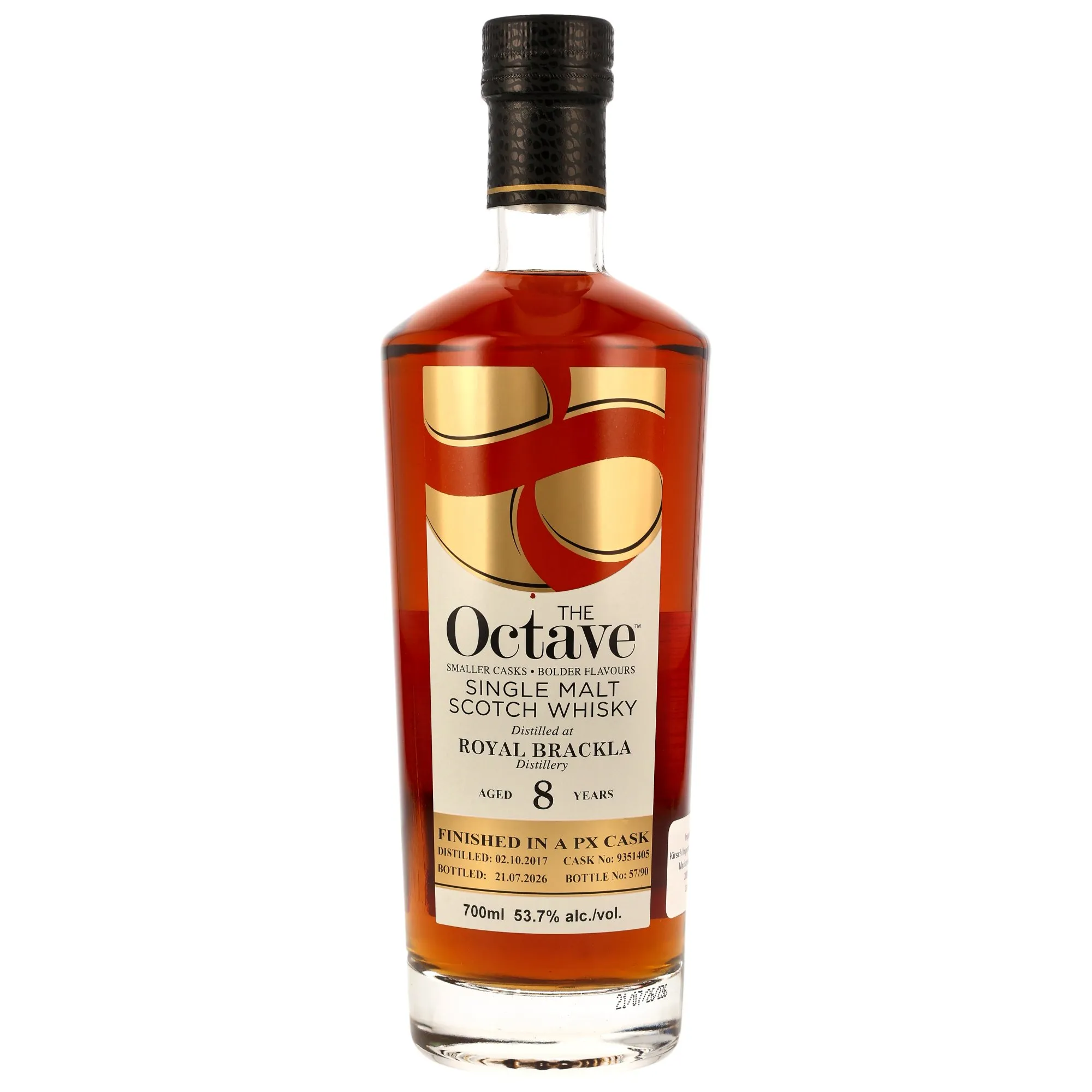 Royal Brackla The Octave 8 Year Old, PX Sherry Cask, Cask #9351405, 2017, Duncan Taylor, 53.7%