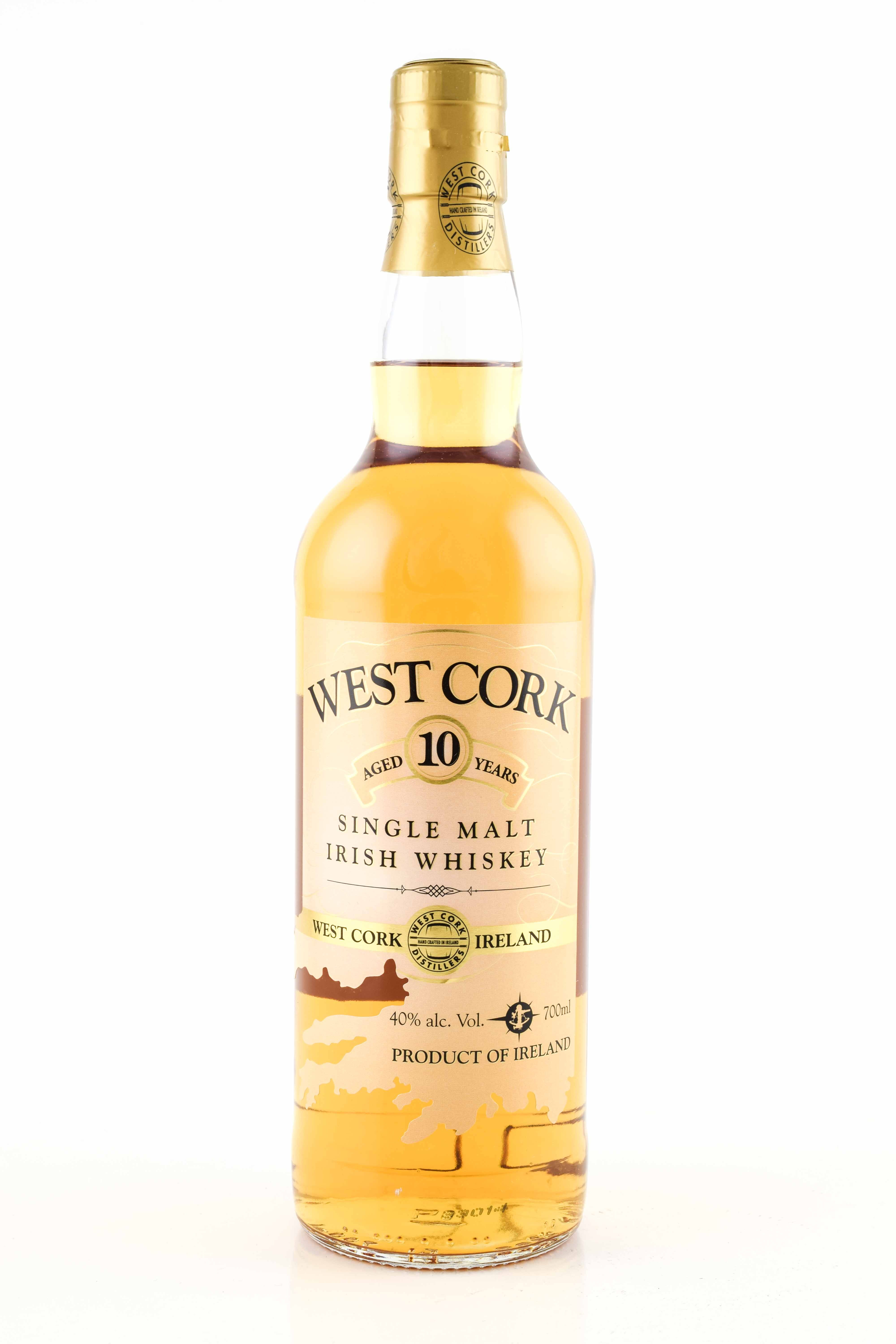 West Cork 10 Year Old 40% vol. 0,7l