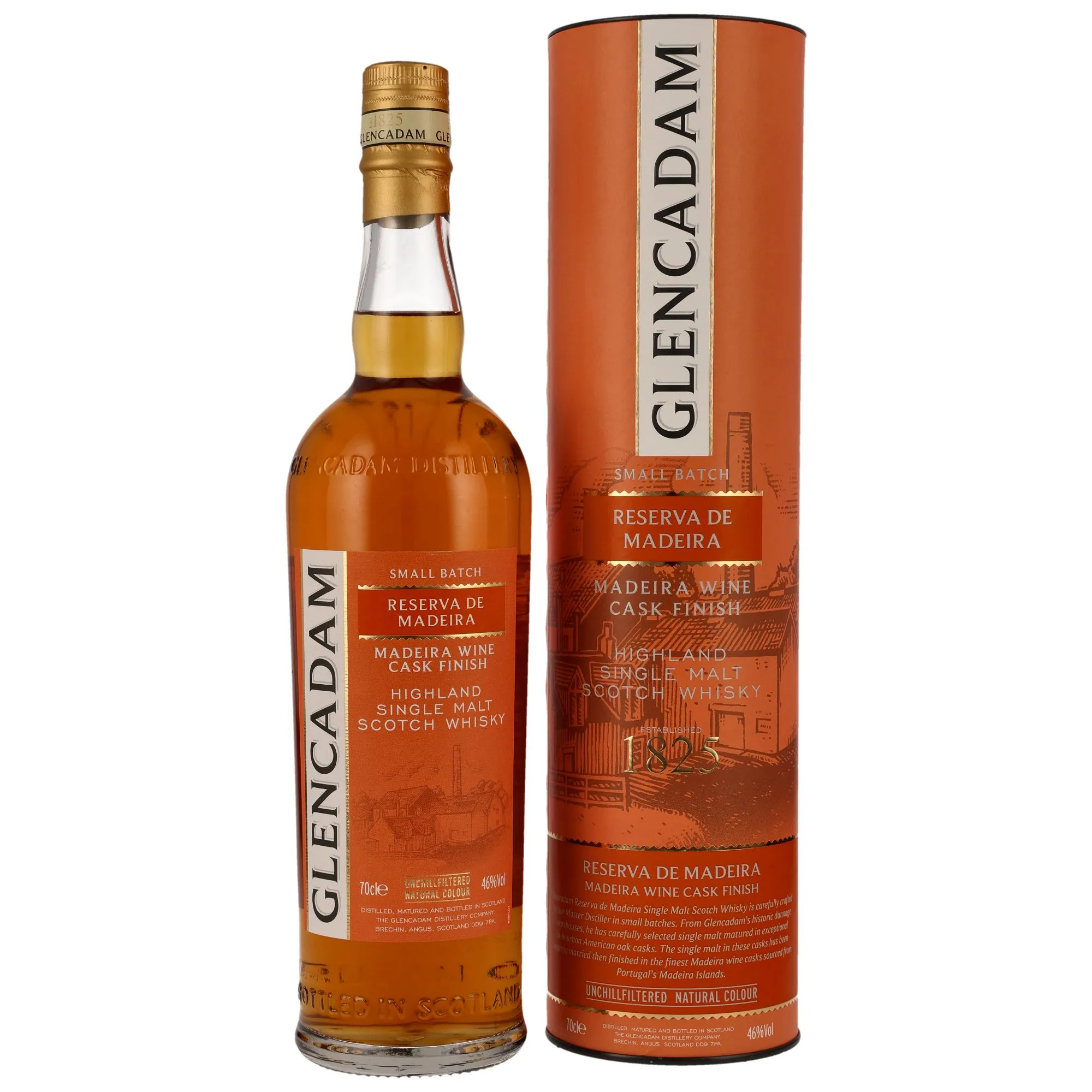 Glencadam Reserva de Madeira 15 Year Old, Bourbon & Madeira Wine Cask, 2023, 46%