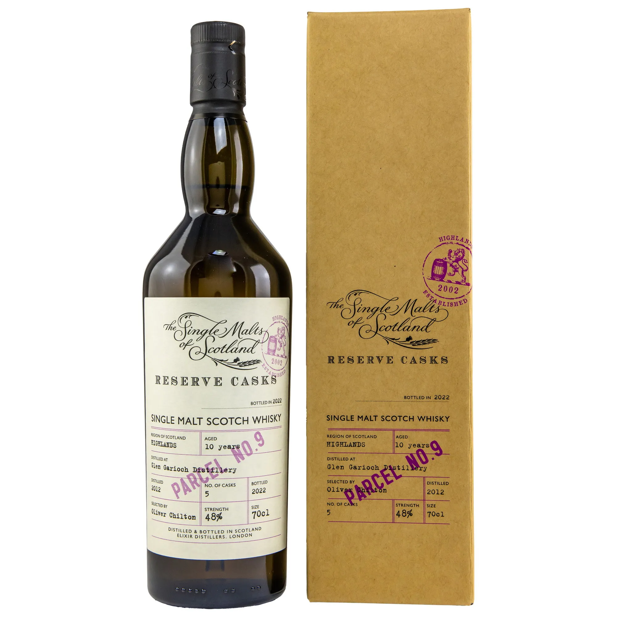Glen Garioch 2012/2022 - 10 Year Old - Reserve Cask Parcel 9 (SMoS)