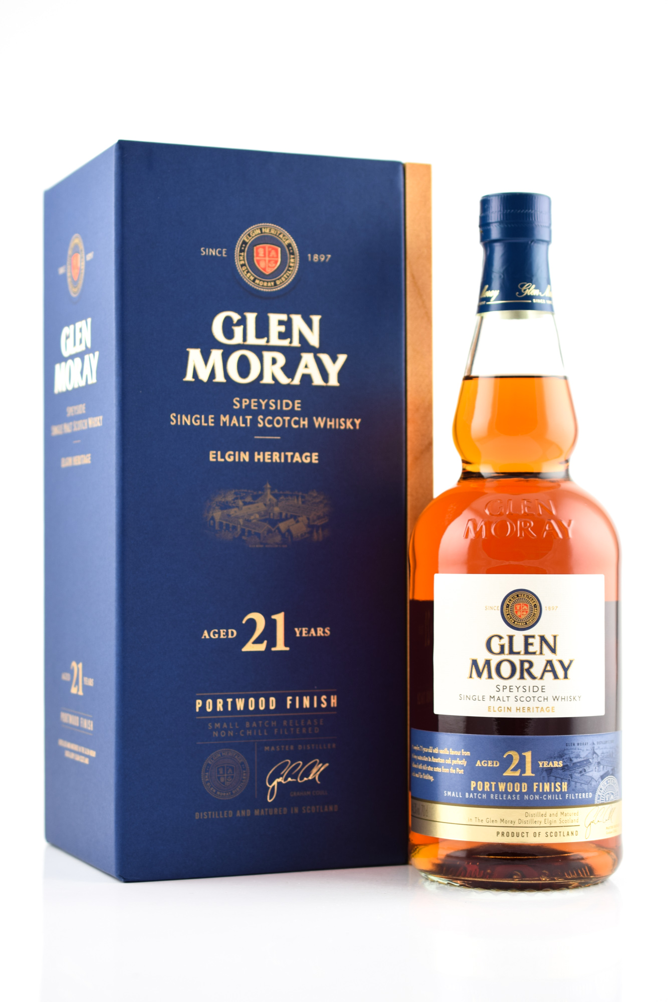 Glen Moray 21 Jahre Portwood Finish 46,3%vol. 0,7l