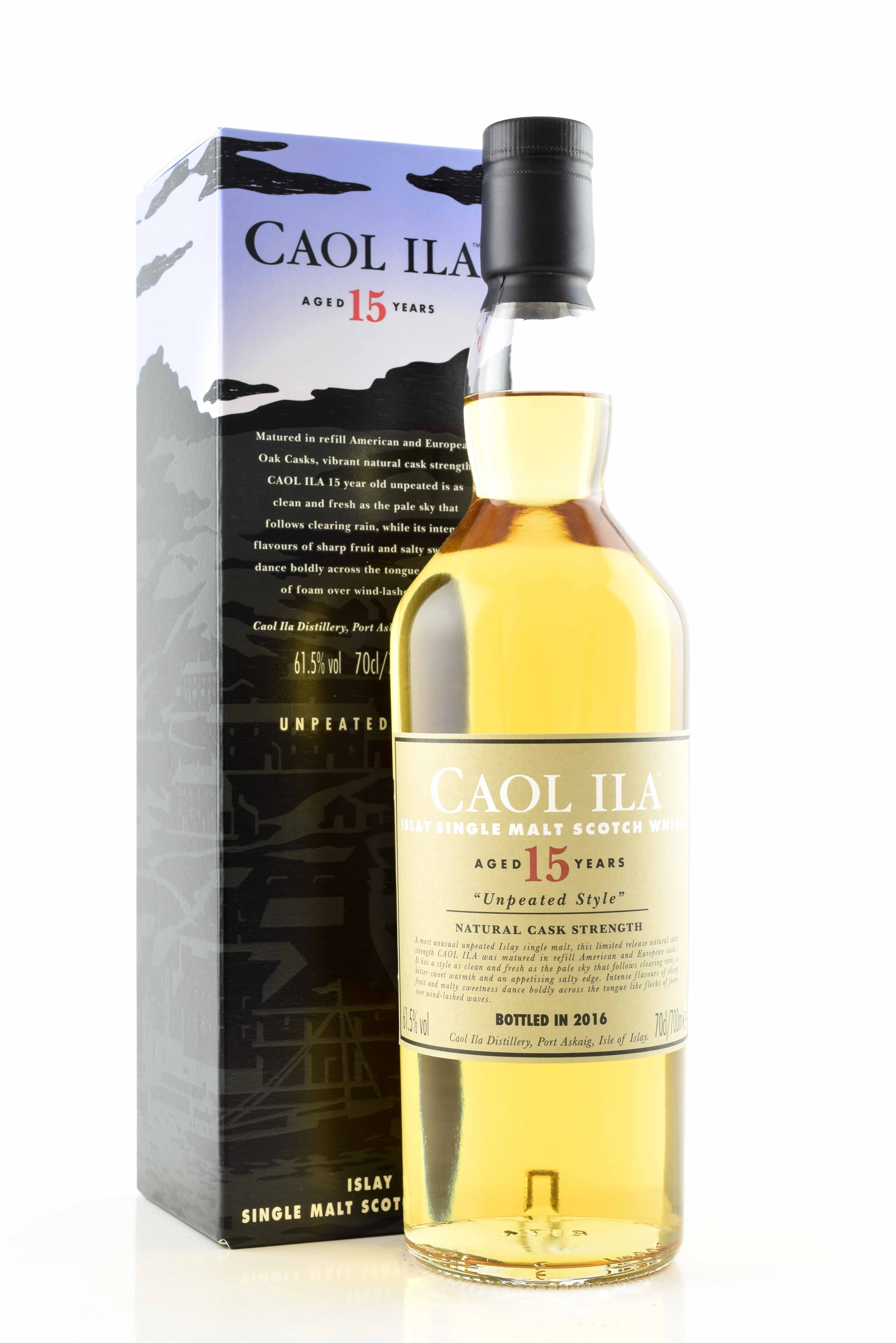 Caol Ila 15 Year Old Unpeated Malt 61.5% vol. 0,7l