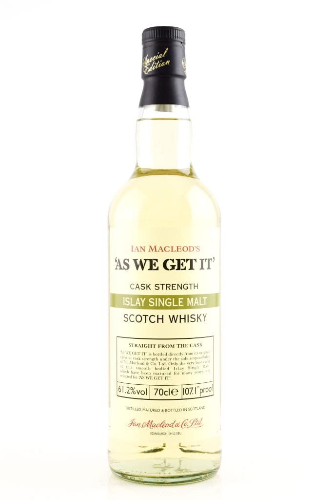 "AS WE GET IT" Islay Ian MacLeod 61.2% vol. 0,7l