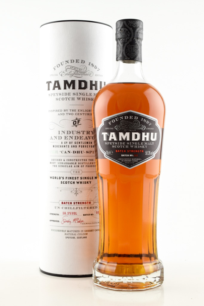 Tamdhu Batch Strength No. 003 Sherry Cask Matured 58.3% vol. 0,7l Tamdhu Batch Strength No. 003 Sherry Cask Matured 58.3% vol. 0,7l