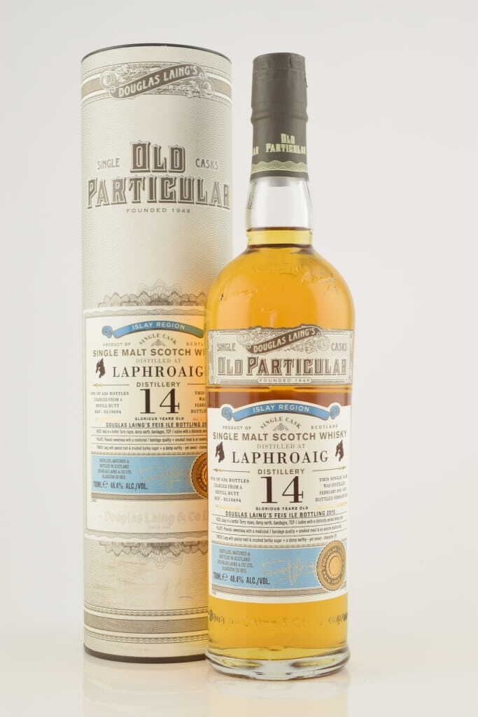 Laphroaig 14 Year Old Refill Butt 2001/2015 Douglas Laing "Old Particular" 48.4% vol. 0,7l Laphroaig 14 Year Old Refill Butt 2001/2015 Douglas Laing "Old Particular" 48.4% vol. 0,7l