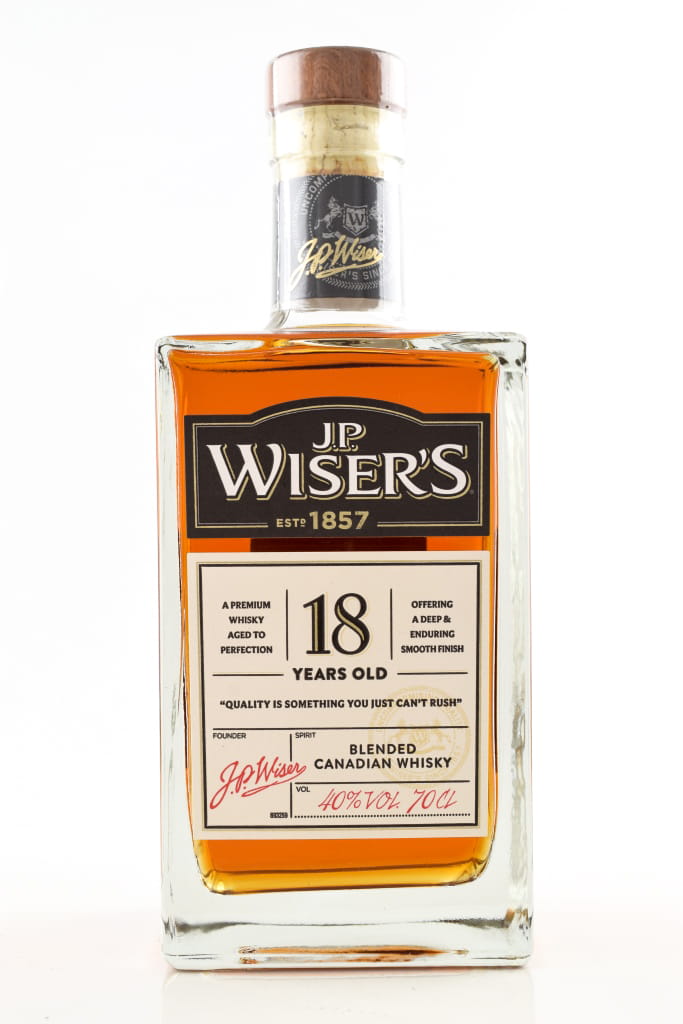 J.P. Wiser's 18 Jahre 40%vol. 0,7l J.P. Wiser's 18 Jahre 40%vol. 0,7l