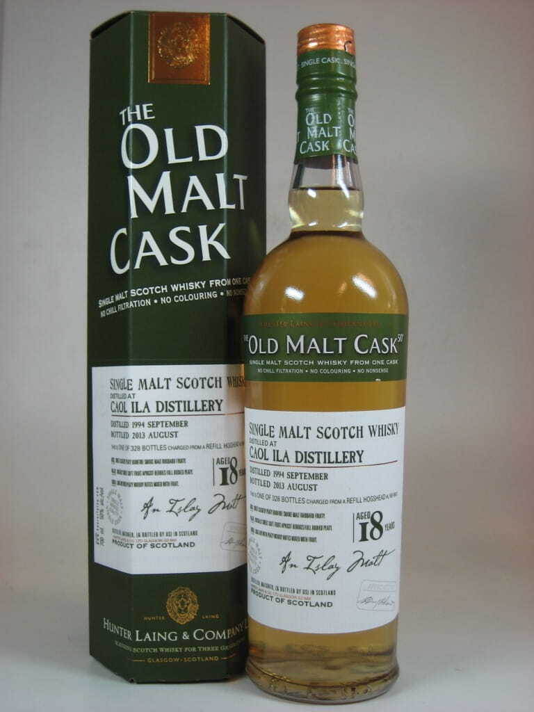 Caol Ila 18 Jahre 1994/2013 Hunter Laing "Old Malt Cask" 50%vol. 0,7l