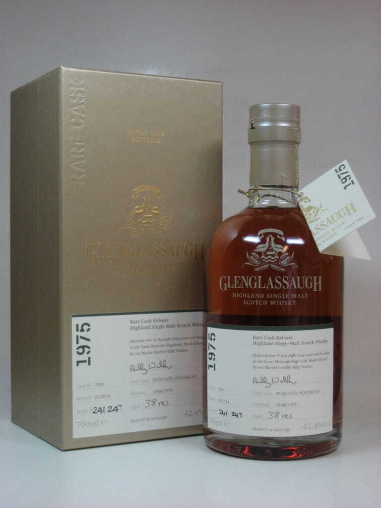 Glenglassaugh 38 Jahre 1975/2014 Moscatel Hogshead #7801 42,4%vol. 0,7l