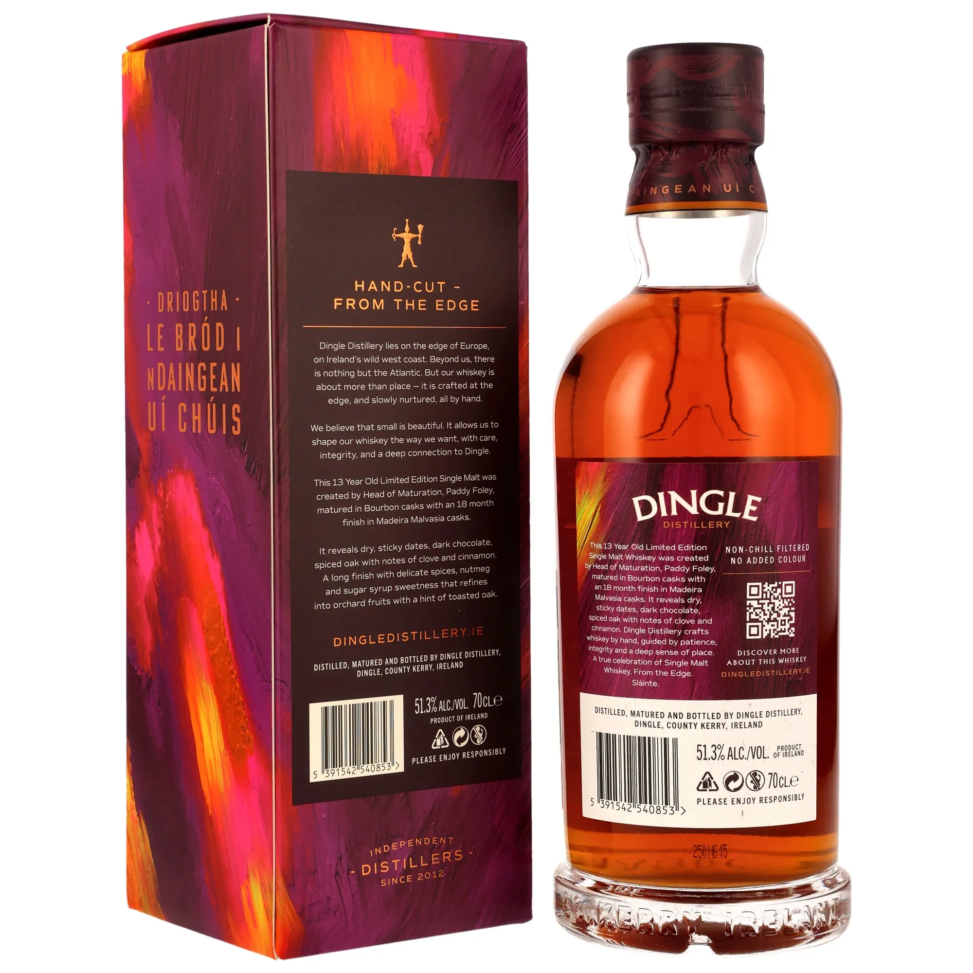 Dingle Single Malt Irish Whiskey - 13 Jahre - 2026 Release - Madeira Casks Finish - Limited Edition