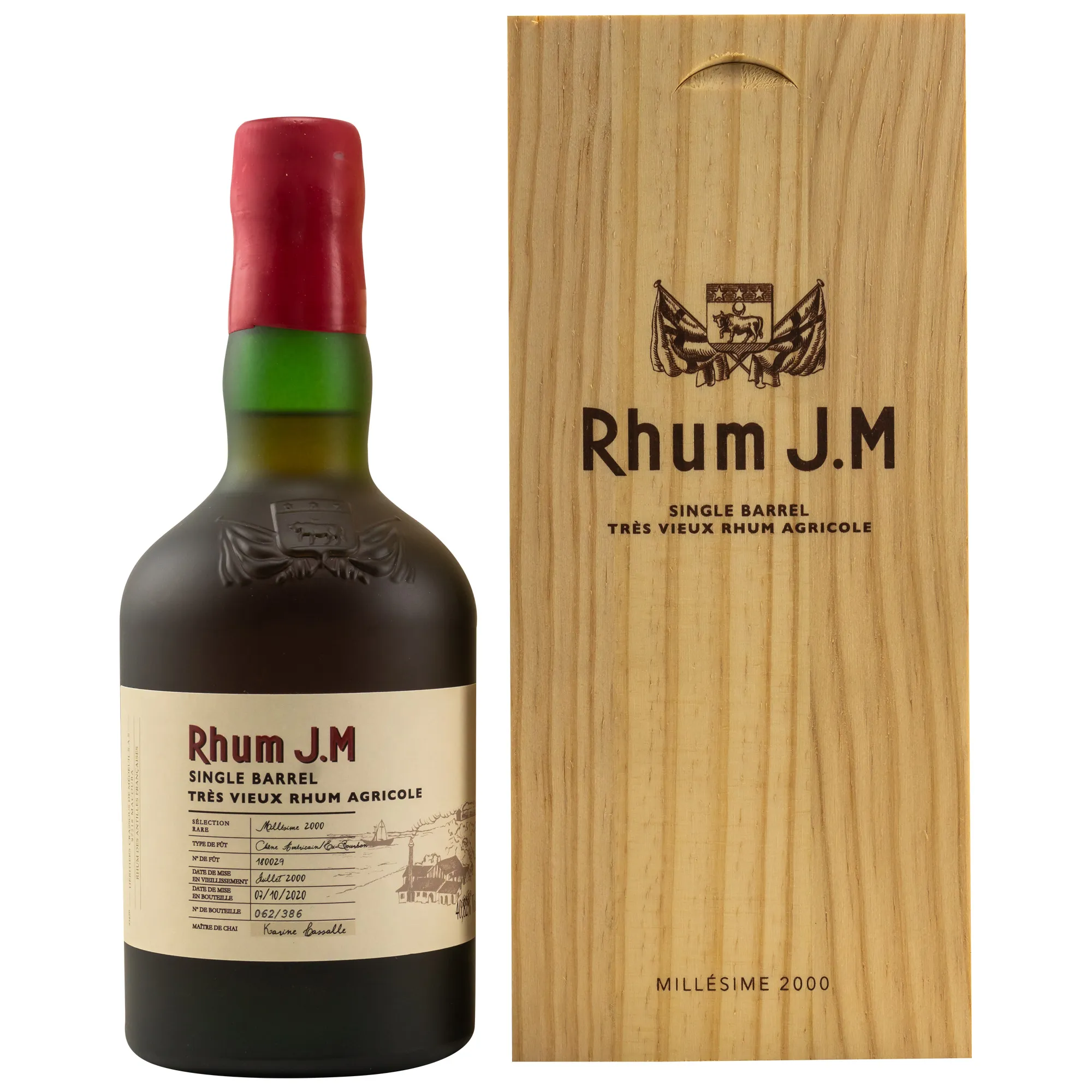 Rhum J.M 2000/2020 Single Barrel 180029