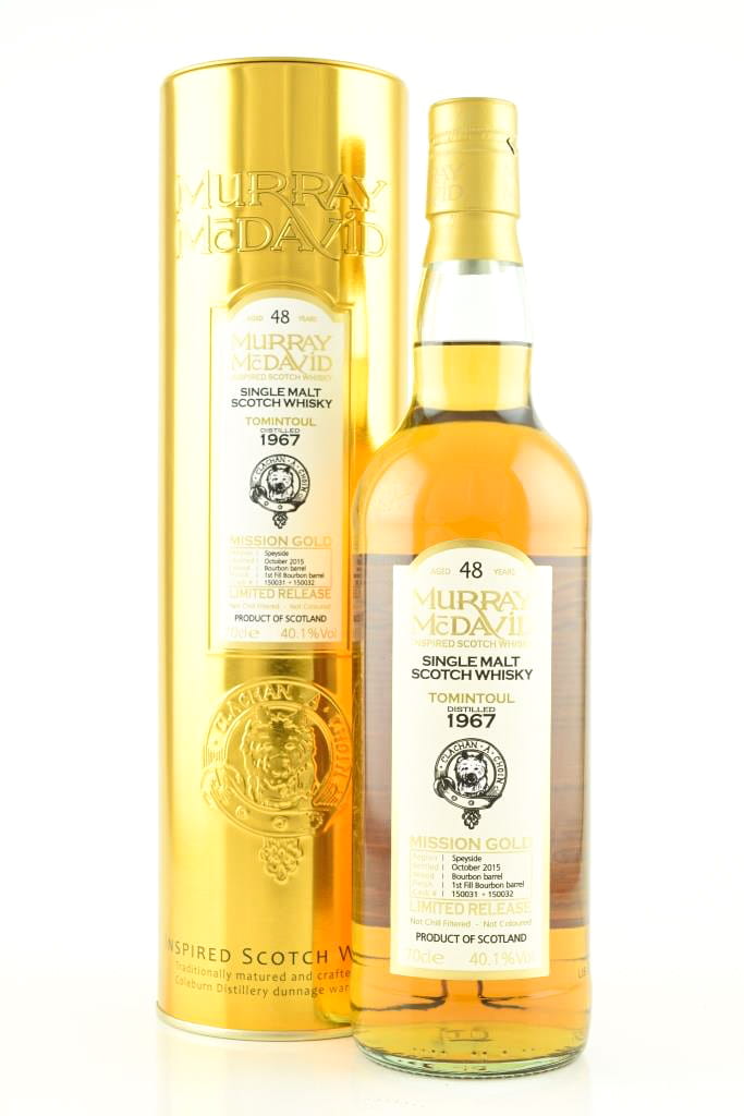 Tomintoul 48 Jahre 1967/2015 Murray McDavid 40,1%vol. 0,7l