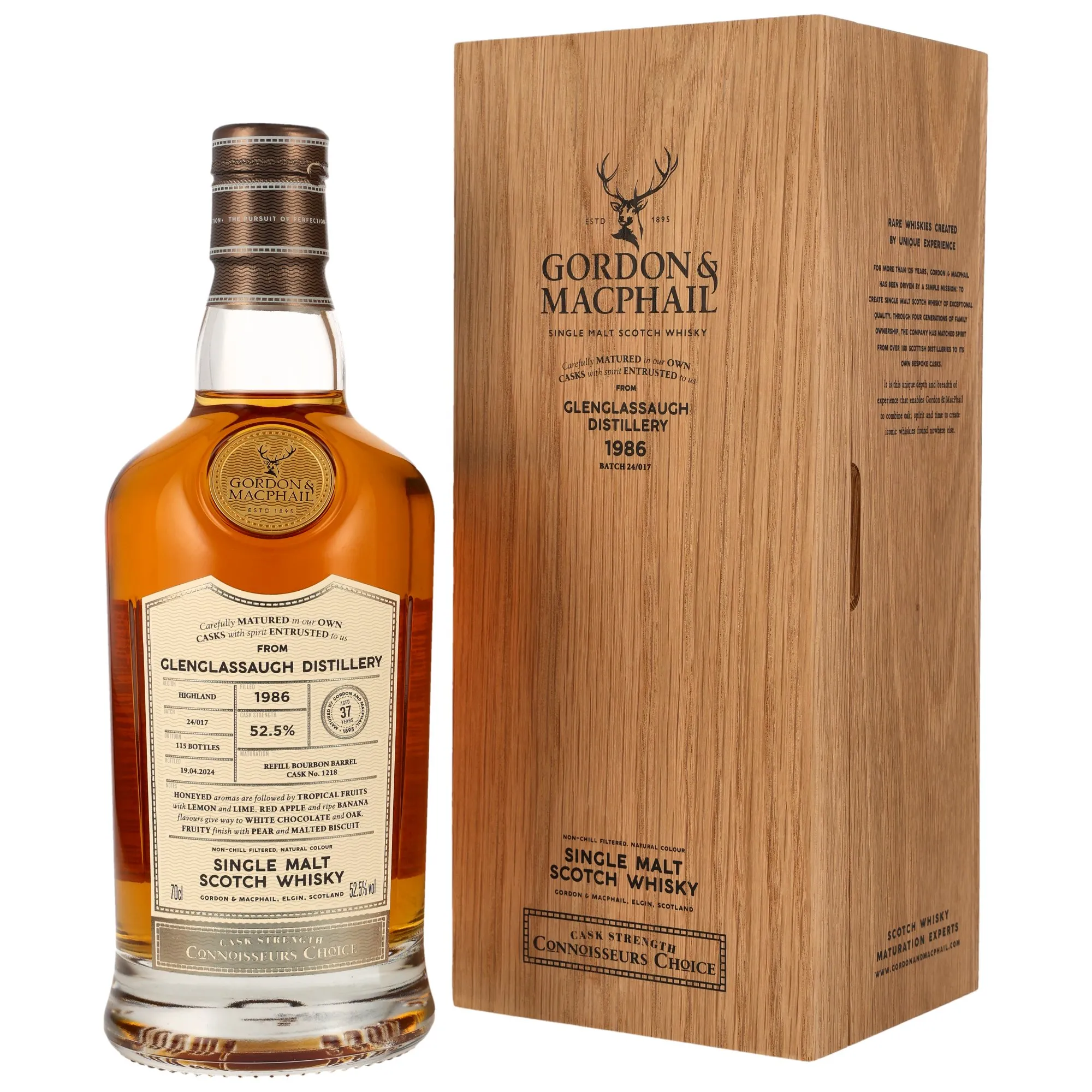 Glenglassaugh 1986/2024 - 37 Jahre - G&M CC UPPER #1218