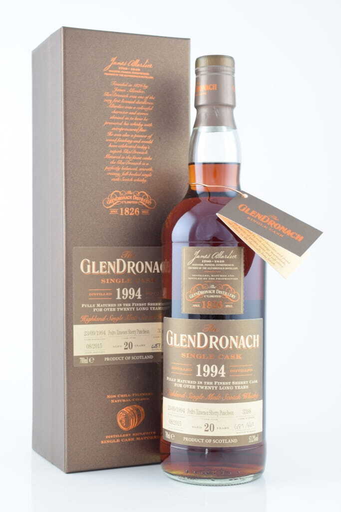 Glendronach 20 Year Old 1994/2015 Single Cask # 3398 53.2% vol. 0,7l Glendronach 20 Year Old 1994/2015 Single Cask # 3398 53.2% vol. 0,7l