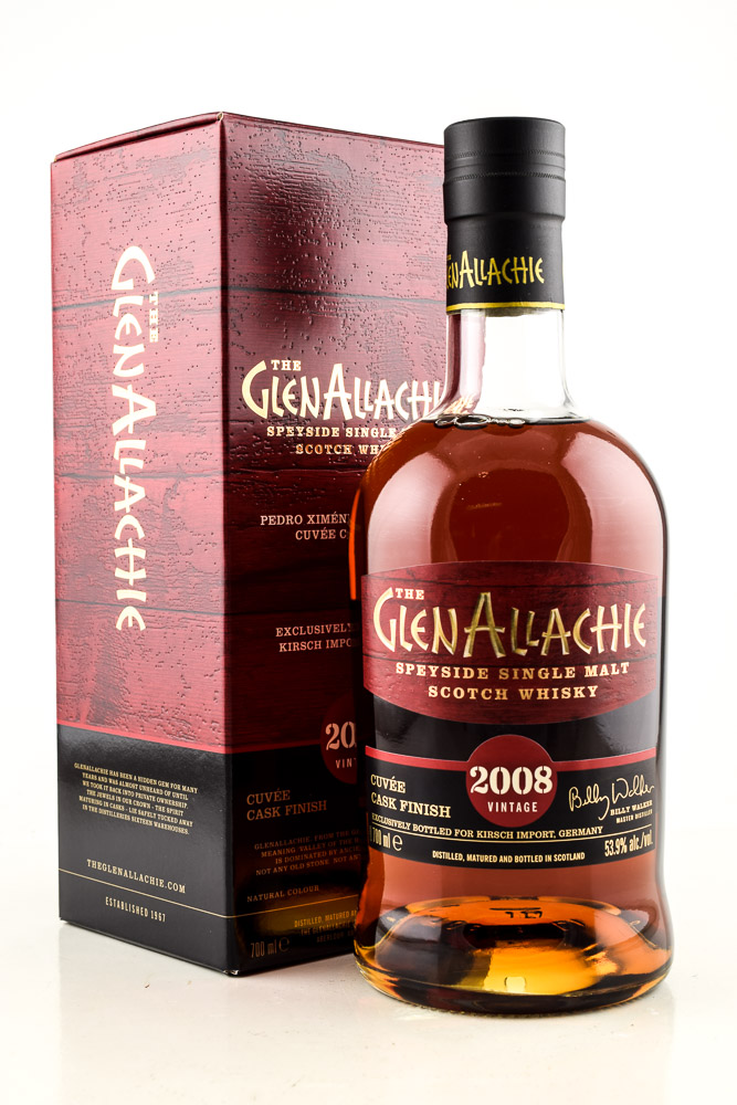 GlenAllachie 2008/2020 Pedro Ximénez & Pinot Noir Cuvée Cask Finish 53,9%vol. 0,7l GlenAllachie 2008/2020 Pedro Ximénez & Pinot Noir Cuvée Cask Finish 53,9%vol. 0,7l