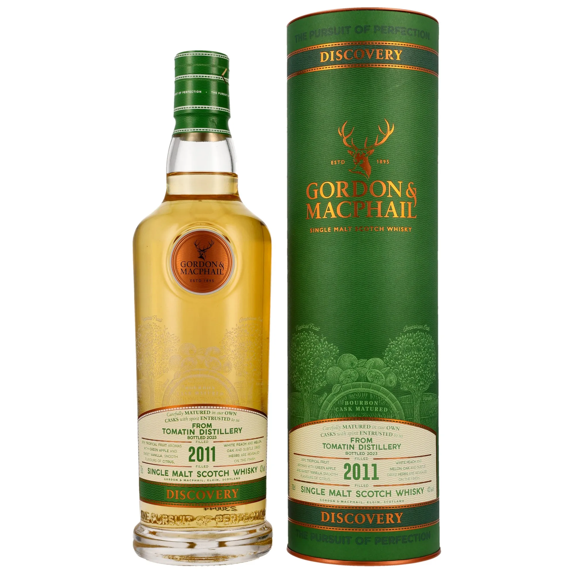 Tomatin Discovery 12 Year Old, Bourbon Cask, 2011, Gordon & MacPhail, 43%