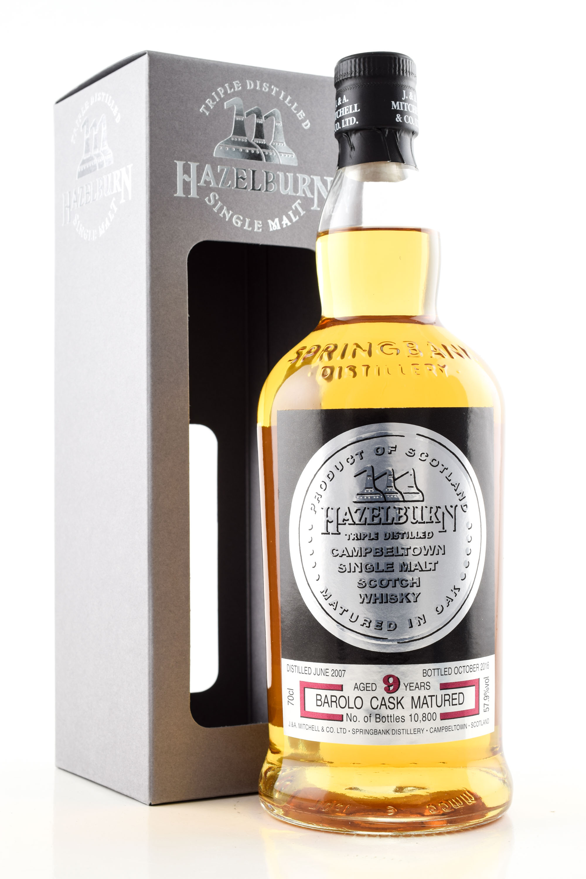Hazelburn nine Year Old Barolo Cask Matured 57.9% vol. 0,7l Hazelburn nine Year Old Barolo Cask Matured 57.9% vol. 0,7l