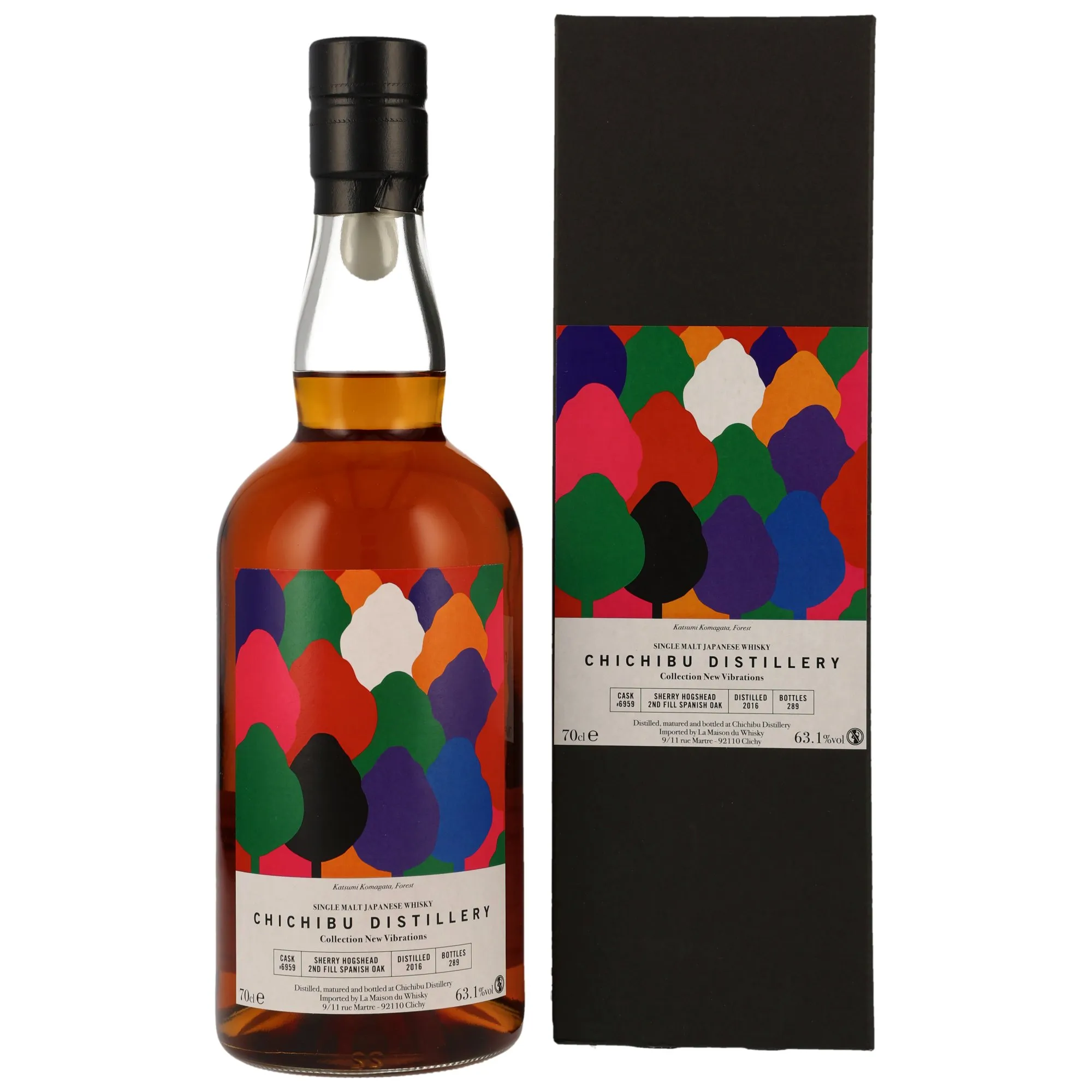 Chichibu LMDW New Vibrations 6 Year Old, Second-Fill Spanish Oak Oloroso Sherry Hogshead Cask, Cask #6959, 2023, 63.1%