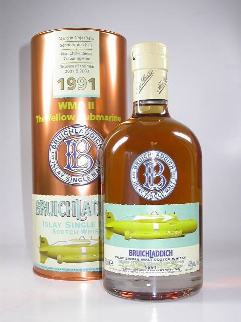 Bruichladdich WMD II 1991/2005 "Yellow Submarine" 46%vol. 0,7l