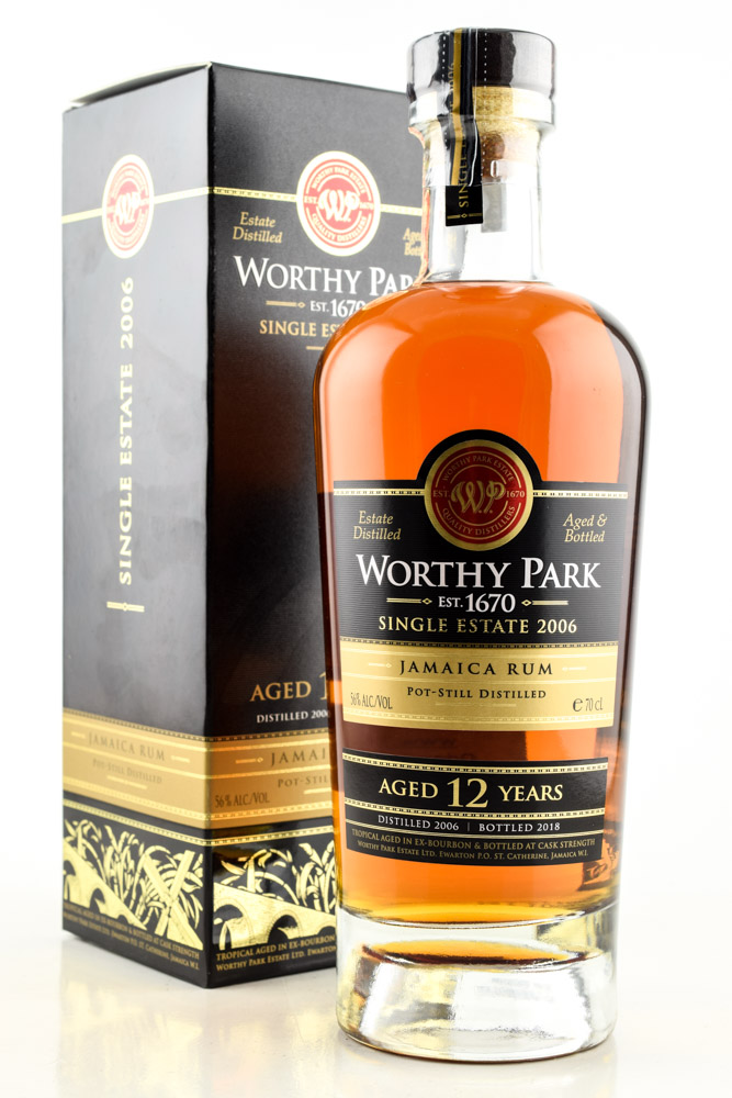 Worthy Park 12 year old Single Estate 2006 56%vol. 0,7l