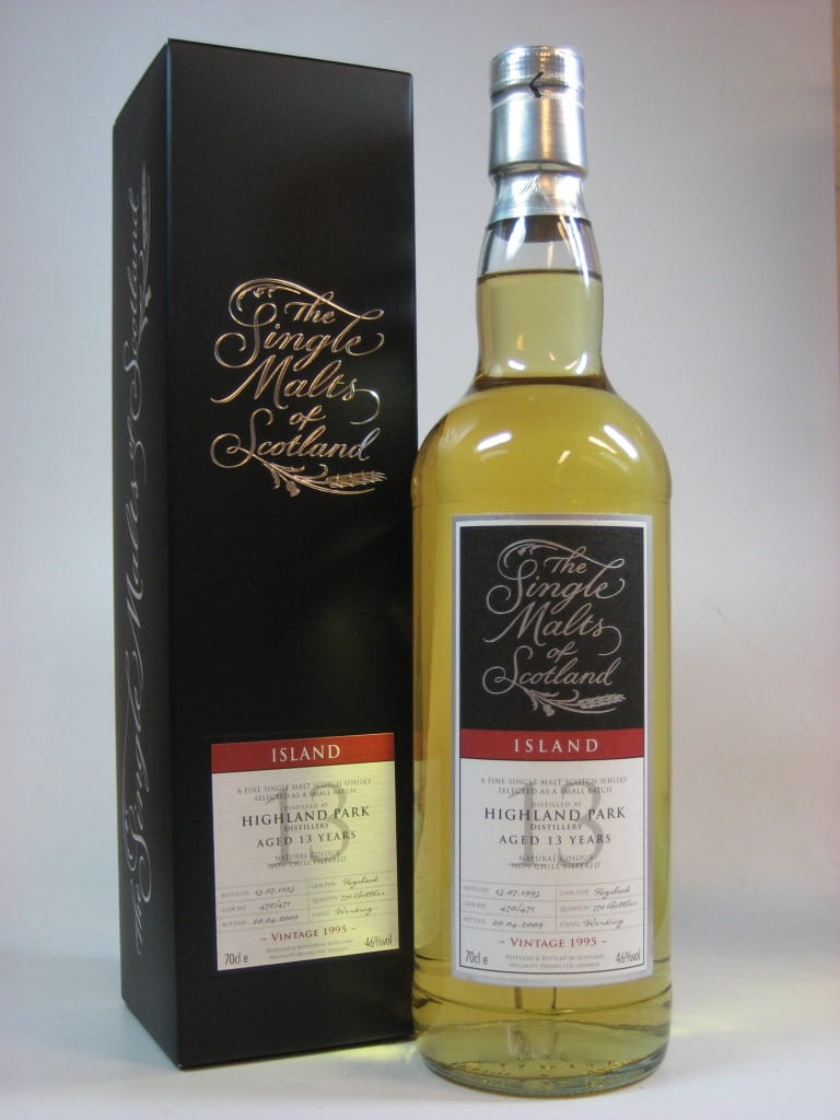 Highland Park 13 Jahre 1995/2009 "The Single Malts of Scotland" 46%vol. 0,7l