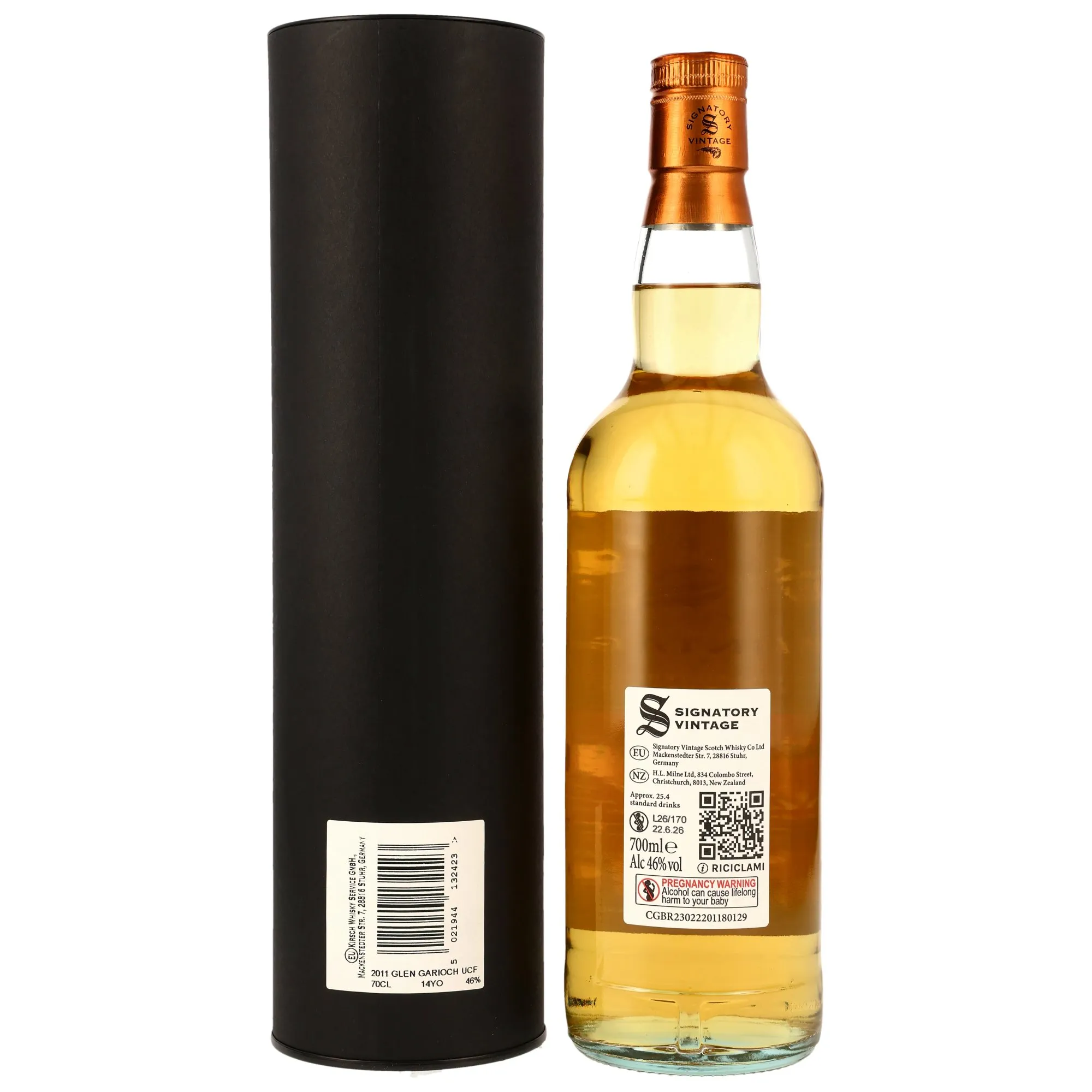 Glen Garioch 2011/2026 - 14 Jahre - 1st and 2nd Fill Bourbon Barrels - Sig un-chill