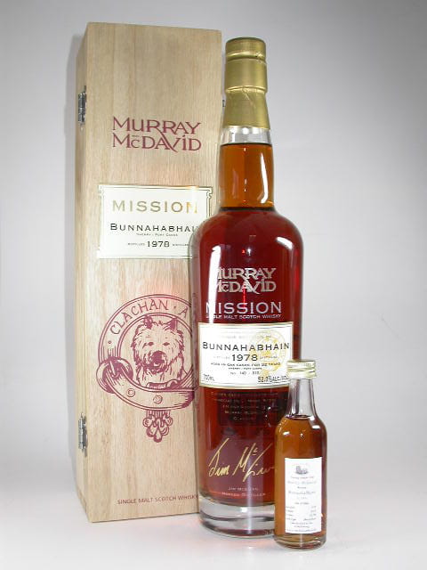 Bunnahabhain 1978/2011 Murray McDavid Mission C.S. 52,3%vol. Sample 0,05l