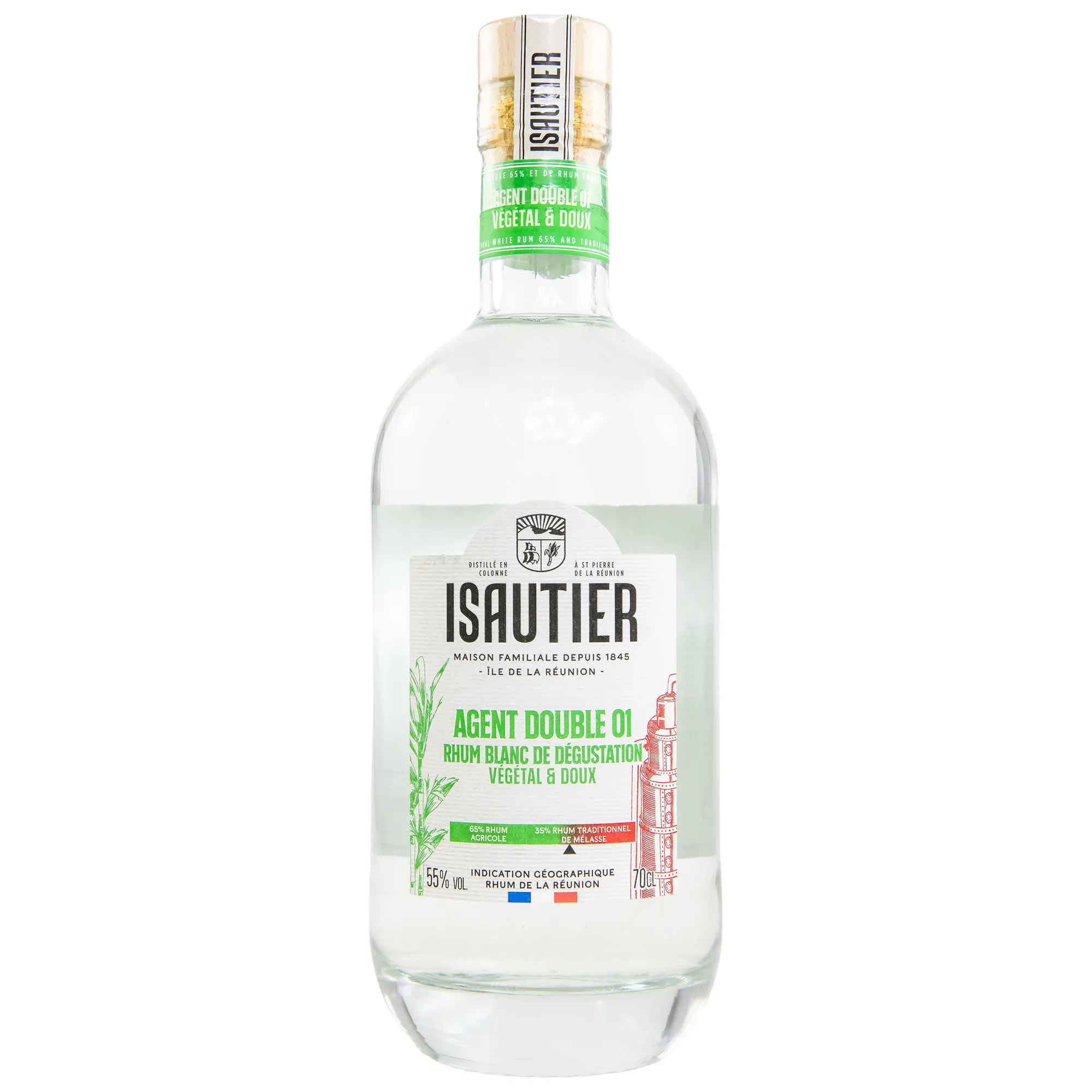 Isautier Rhum Blanc Agent Double 01