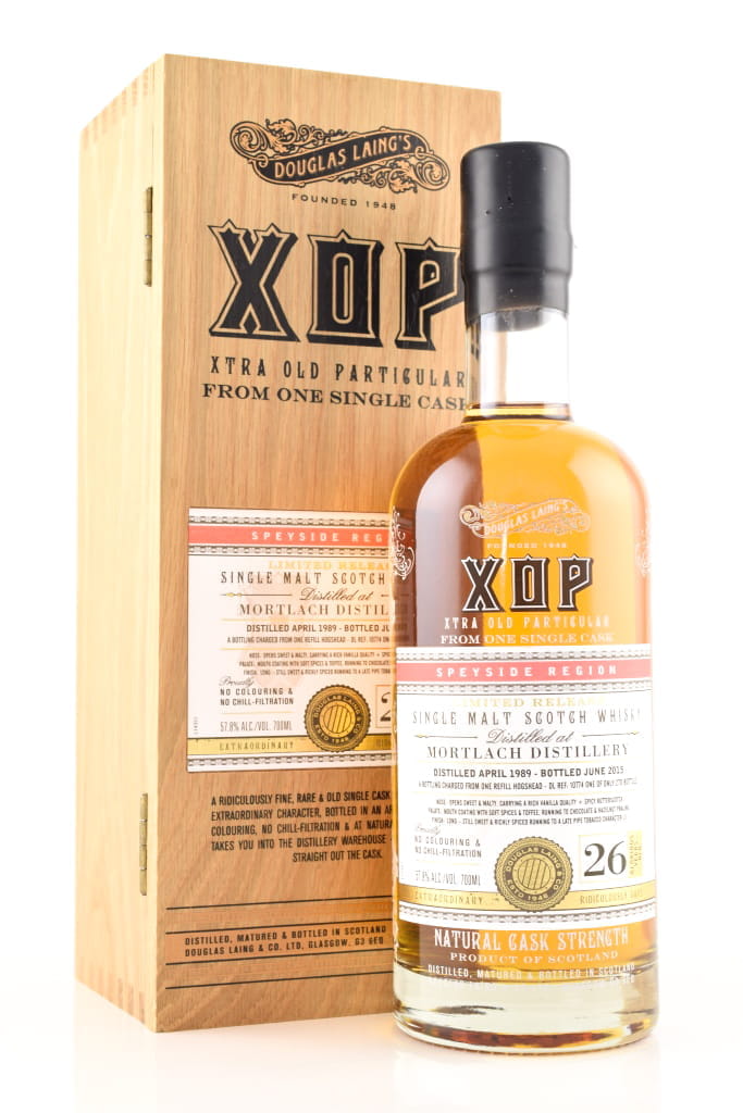 Mortlach 26 Jahre 1989/2015 Refill Hogshead Douglas Laing XOP 57,8%vol. 0,7l