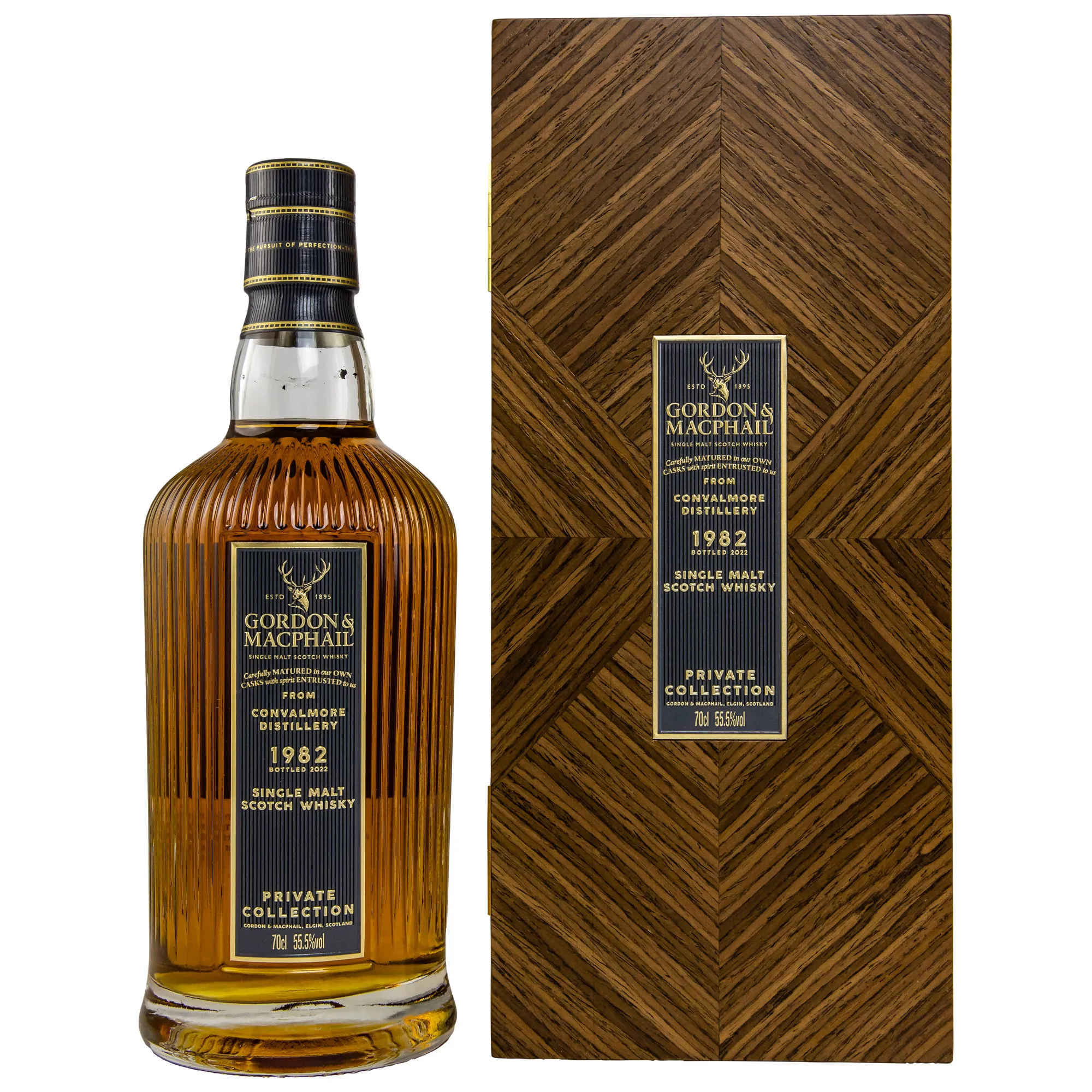 Convalmore Private Collection 40 Year Old, American Oak Hogshead Cask, Cask #155, 1982, Gordon & MacPhail, 55.5%