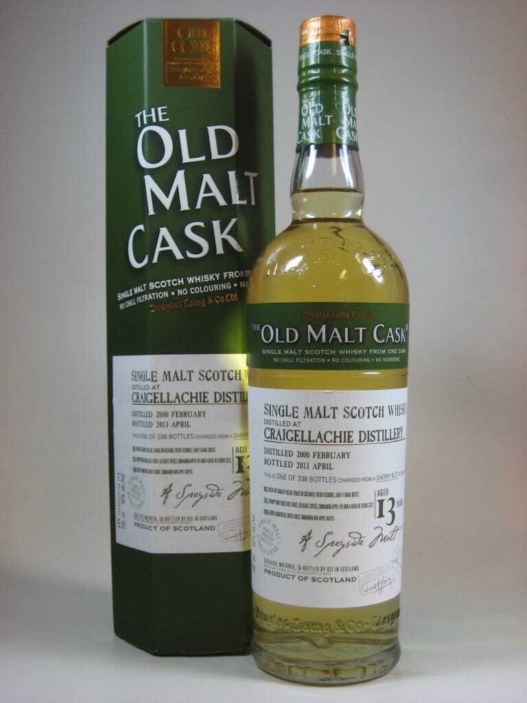 Craigellachie 13 Jahre 2000/2013 Sherry Butt Douglas Laing 50%vol. 0,7l