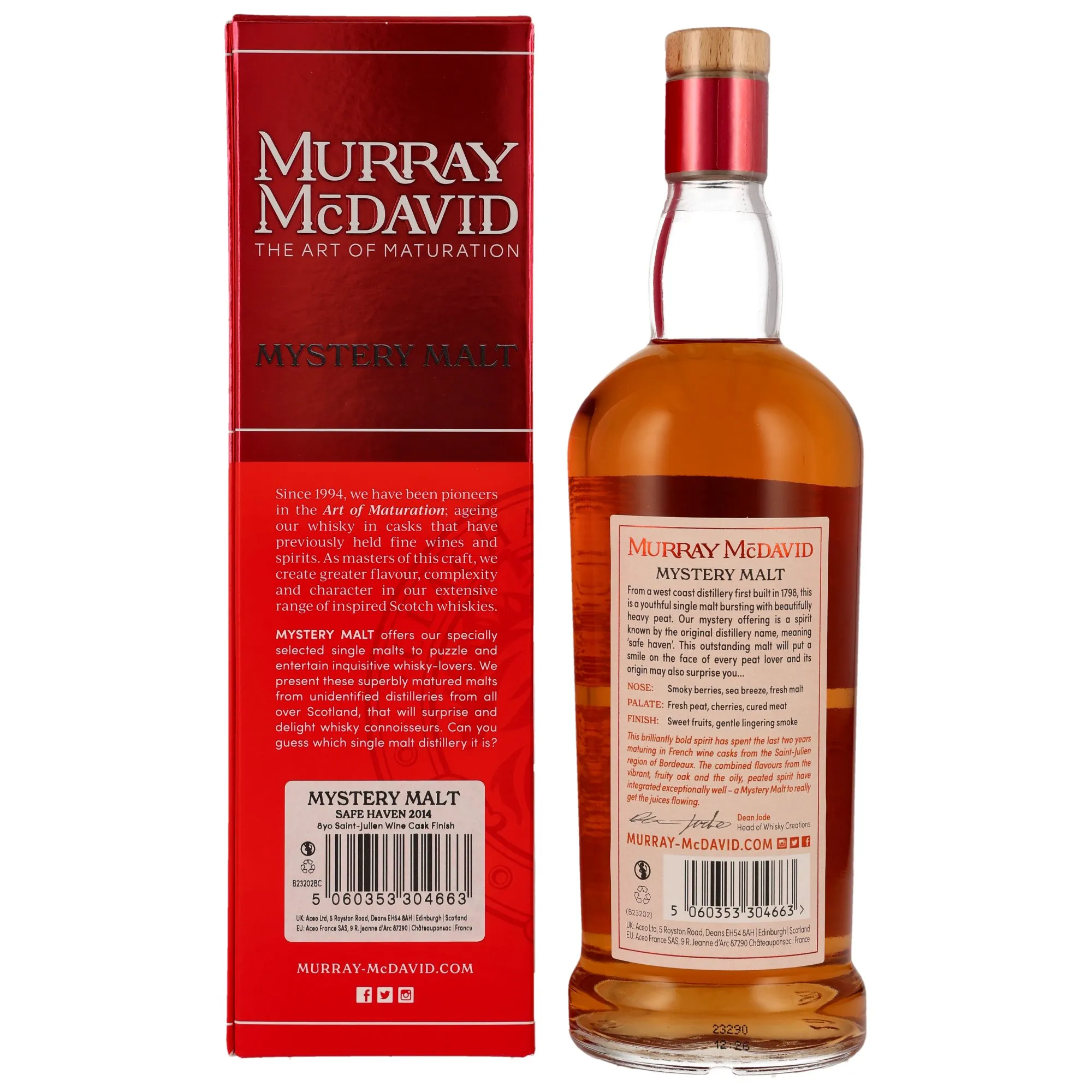 Safe Haven (Ledaig) 2014/2023 - 8 Year Old - Murray McDavid Saint- Julien Wine Cask Finish