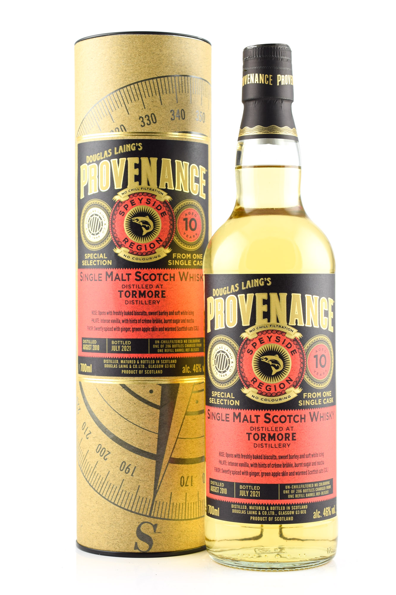 Tormore 10 year old Refill Barrel 2009/2021 Douglas Laing's Provenance 46%vol. 0,7l