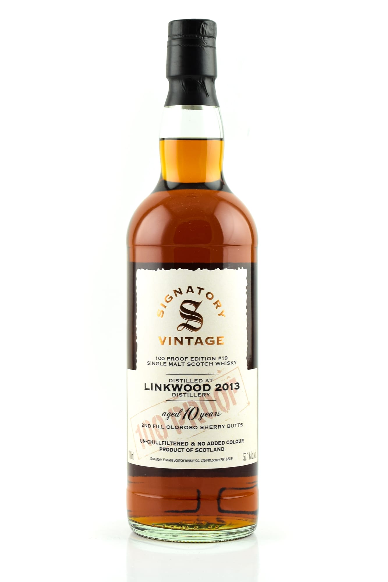 Linkwood 2013 100 Proof Edition #19 Signatory Vintage Linkwood 2013 100 Proof Edition #19 Signatory Vintage