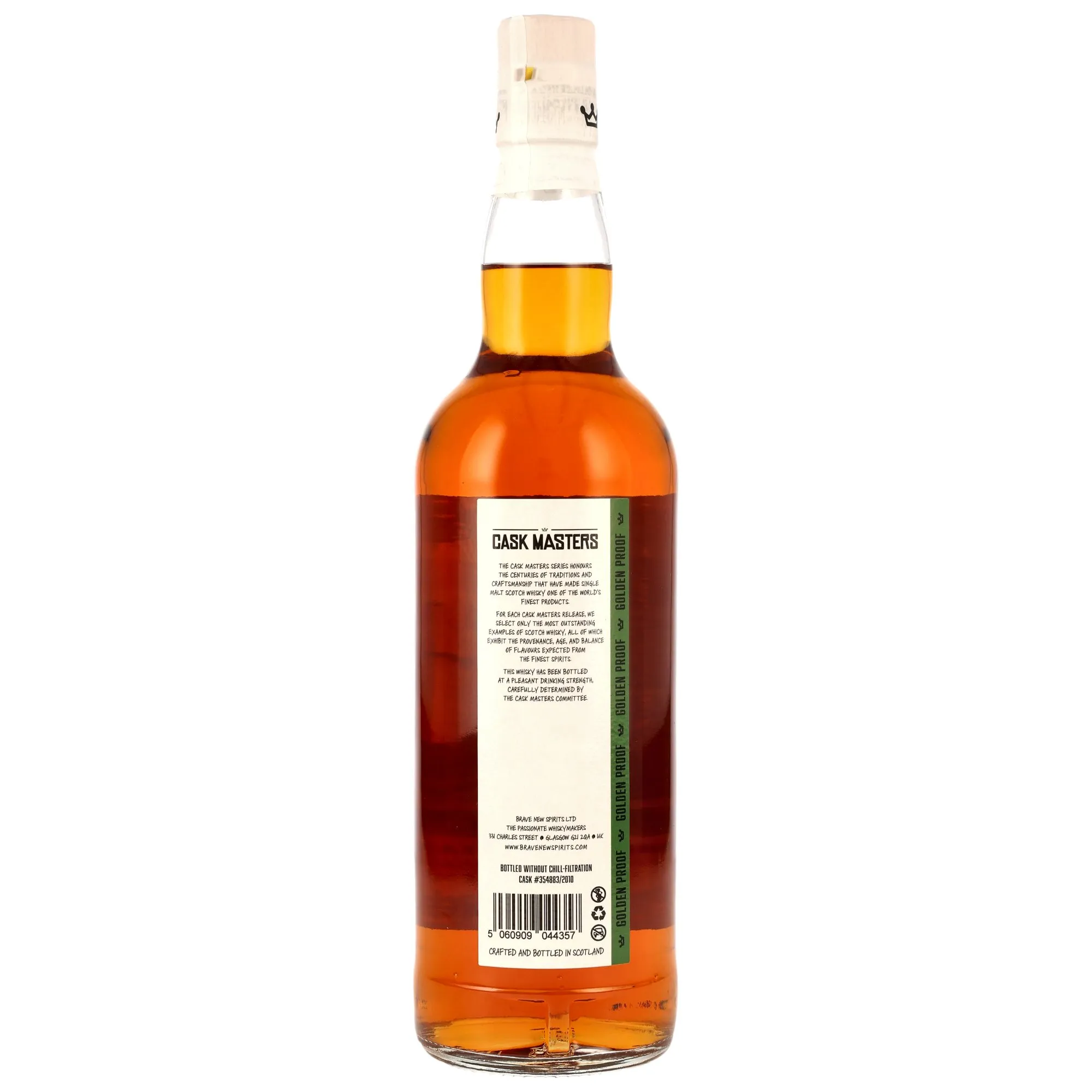 Cameronbridge 2010/2026 - 15 Year Old - 2nd Fill Sherry HHD #354883/2010 - Cask Masters - Brave New Spirits