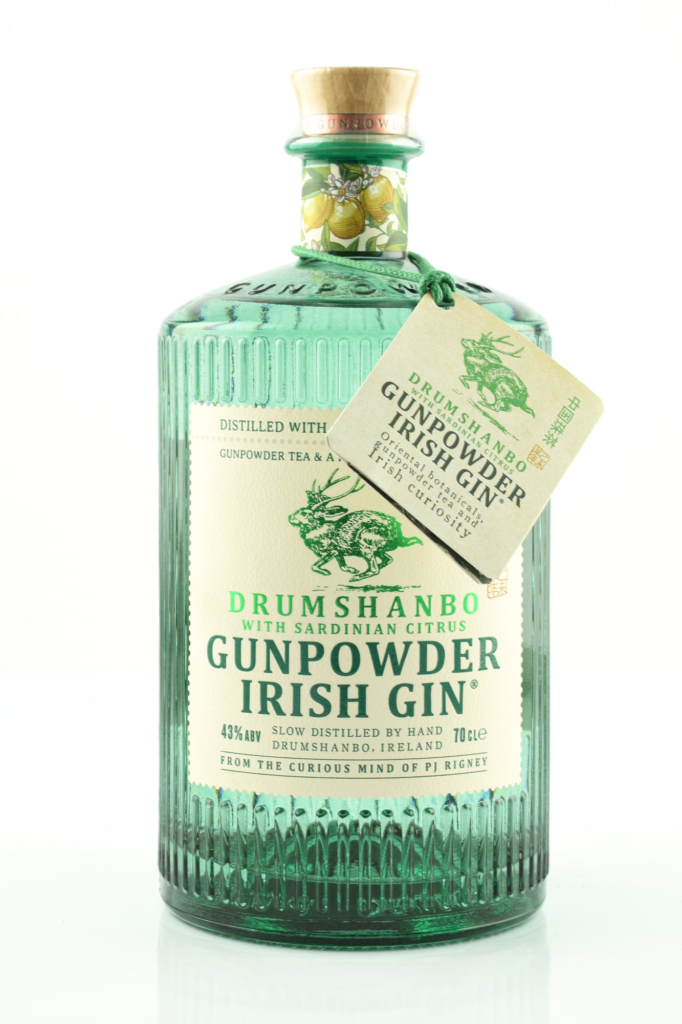Drumshanbo Gunpowder Irish Gin with Sardinian Citrus 43%vol. 0,7l Drumshanbo Gunpowder Irish Gin with Sardinian Citrus 43%vol. 0,7l