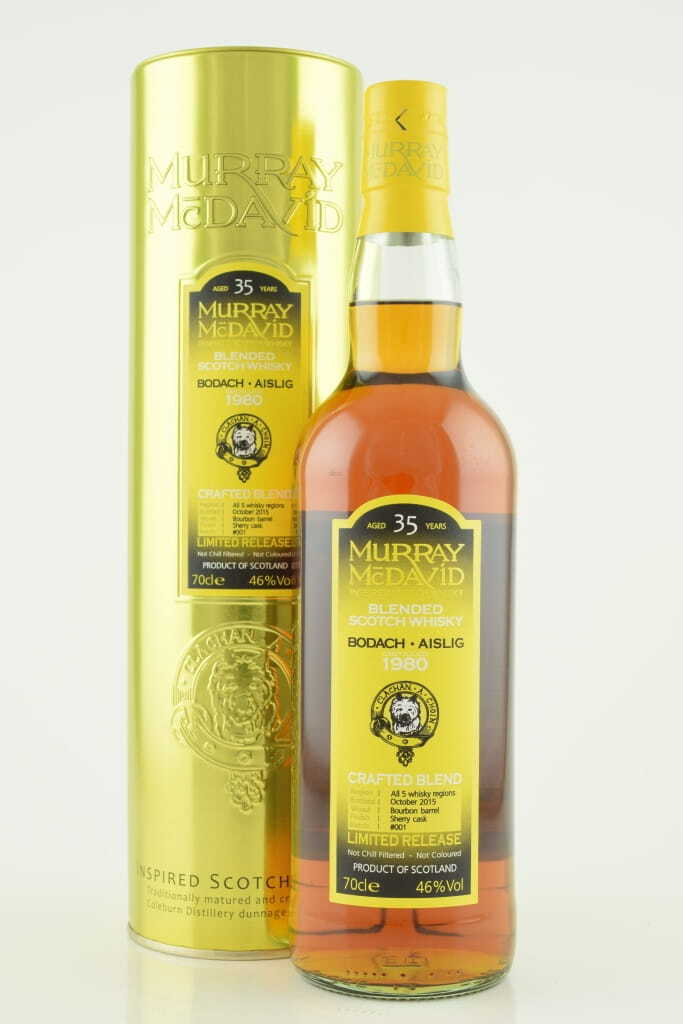 Bodach - Aislig 35 Year Old 1980/2015 Murray McDavid 46% vol. 0,7l Bodach - Aislig 35 Year Old 1980/2015 Murray McDavid 46% vol. 0,7l