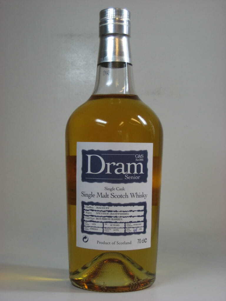 Macduff 22 Jahre Bourbon Barrel #1379 C&S Dram Senior 54,9%vol. 0,7l