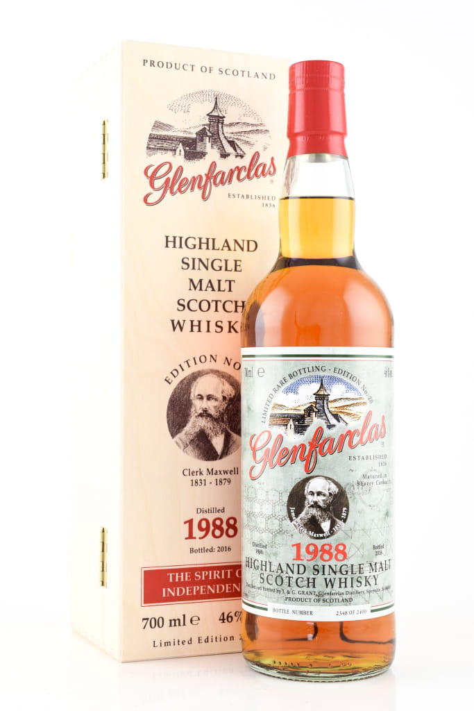Glenfarclas Ed. No. 20 1988/2016 James Clerk Maxwell 46% vol. 0,7l Glenfarclas Ed. No. 20 1988/2016 James Clerk Maxwell 46% vol. 0,7l