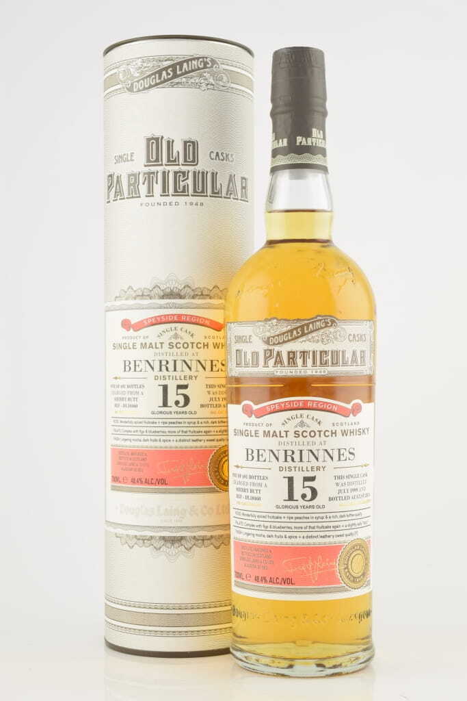 Benrinnes 15 Jahre Sherry Butt 1999/2014 Douglas Laing "Old Particular" 48,4%vol. 0,7l Benrinnes 15 Jahre Sherry Butt 1999/2014 Douglas Laing "Old Particular" 48,4%vol. 0,7l