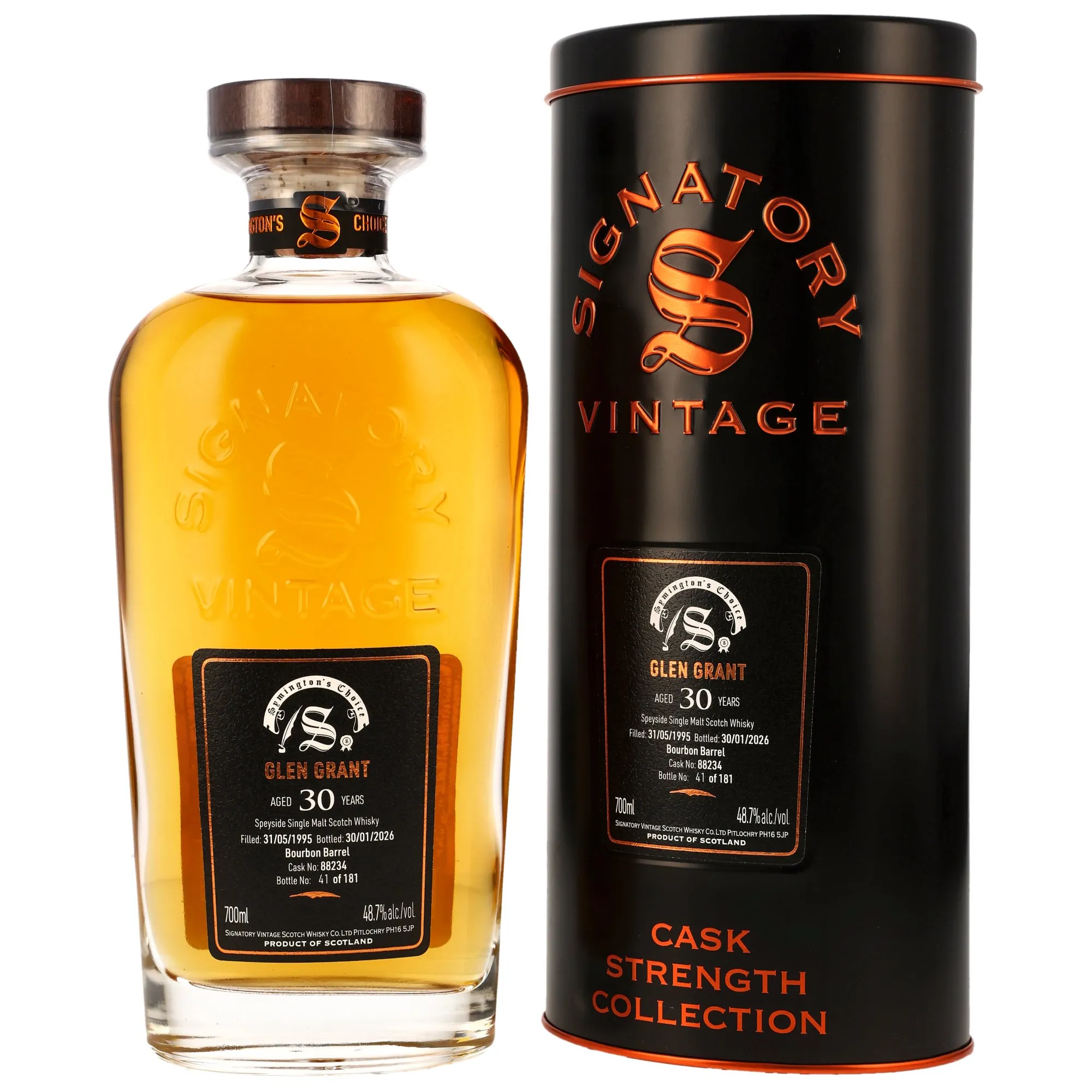 Glen Grant 1995/2026 - 30 Jahre - Bourbon Barrel #88234 - Sig Symingtons Choice