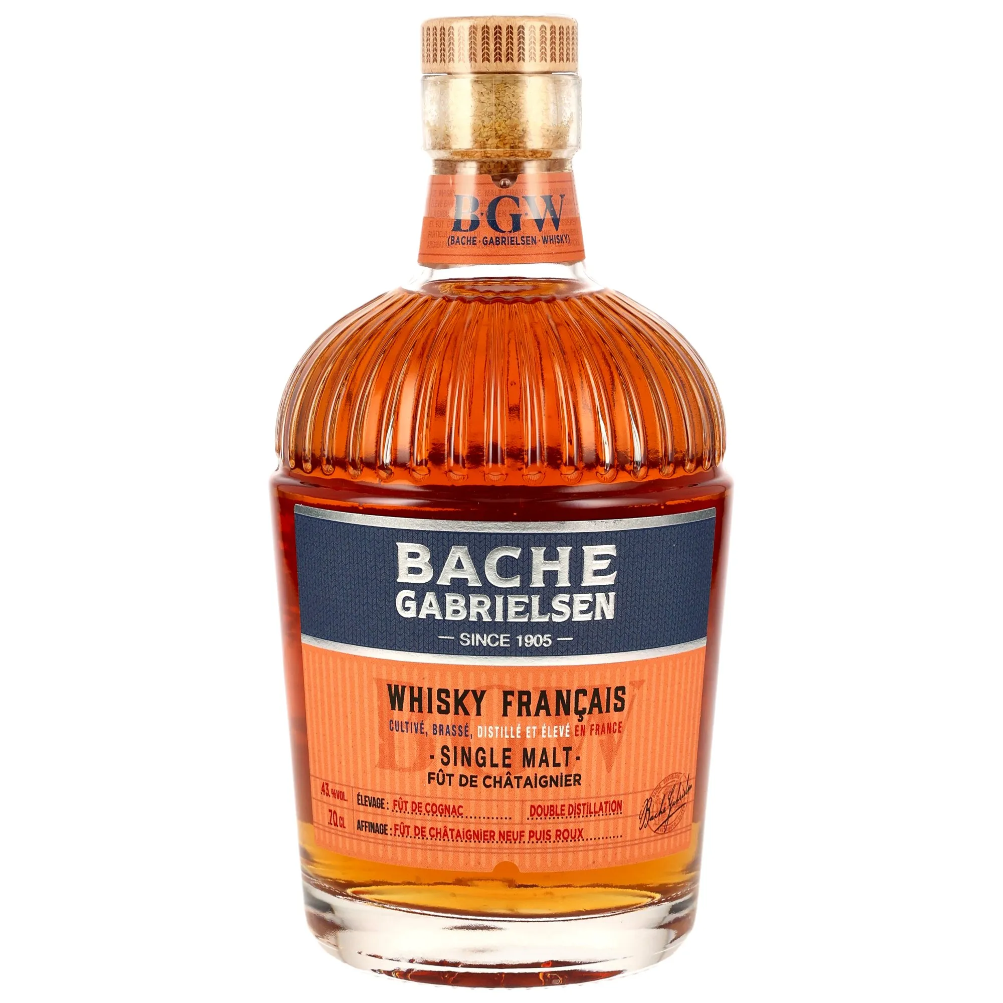 Bache-Gabrielsen Whisky Francais Chataignier (Kastanie) Cask