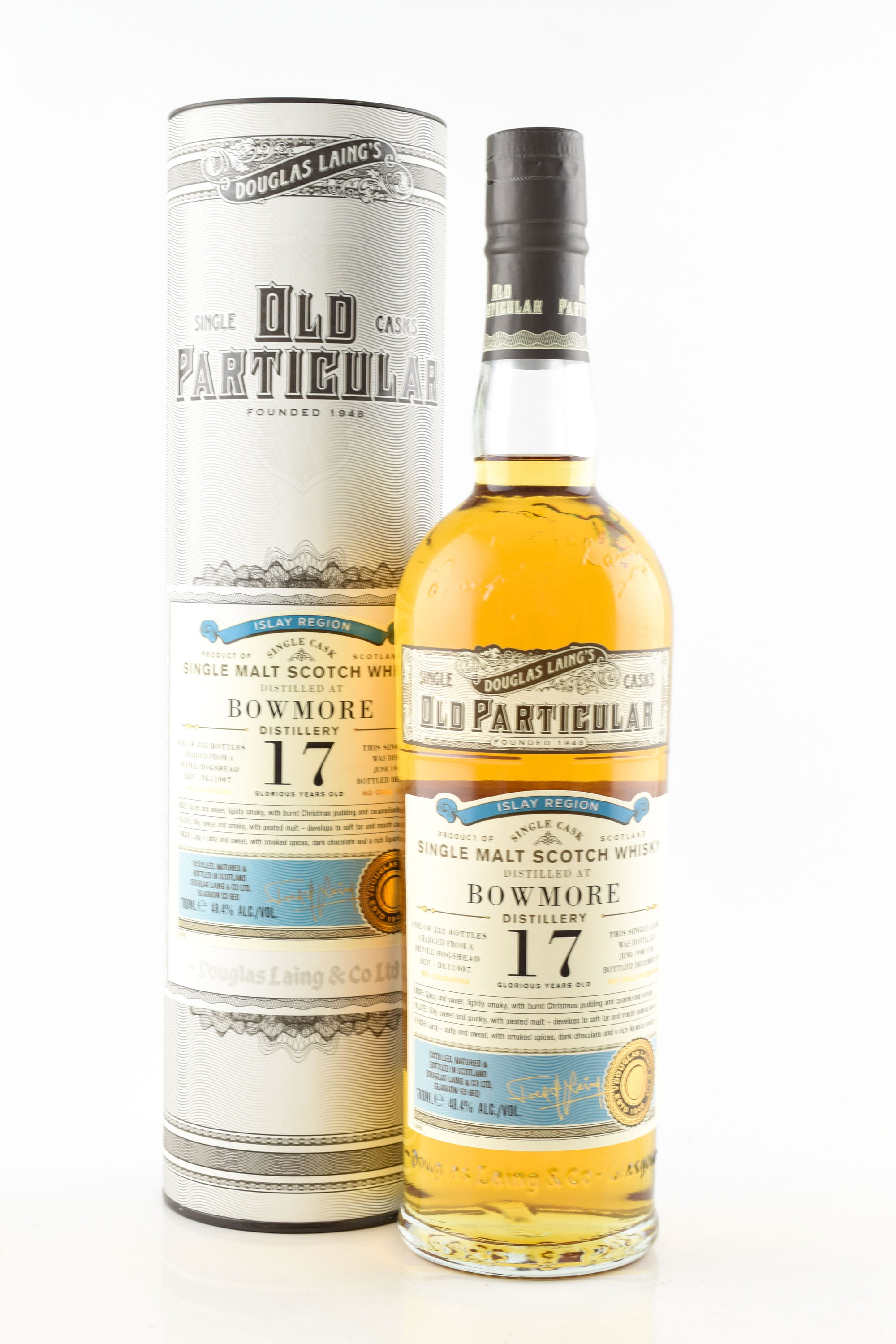 Bowmore 17 Year Old Refill Hogshead 1998/2015 Douglas Laing "Old Particular" 48.4% vol. 0,7l