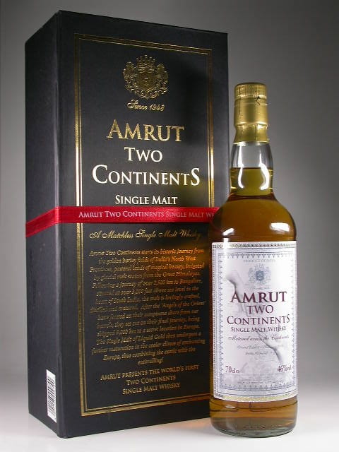 *Amrut "Two Continents" - Indien - 46%vol. 0,7l