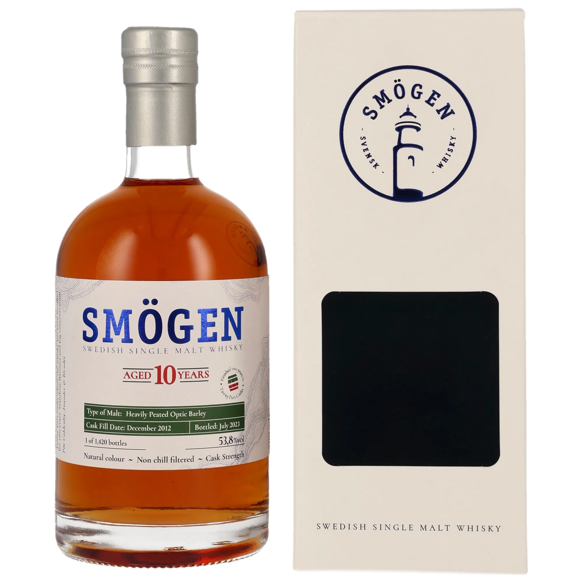 Smögen 10 Year Old, Port Cask, 2023, 53.8%