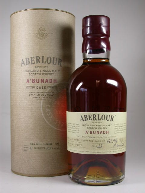 Aberlour a'bunadh Batch No. 33 60,9%vol. 0,7l